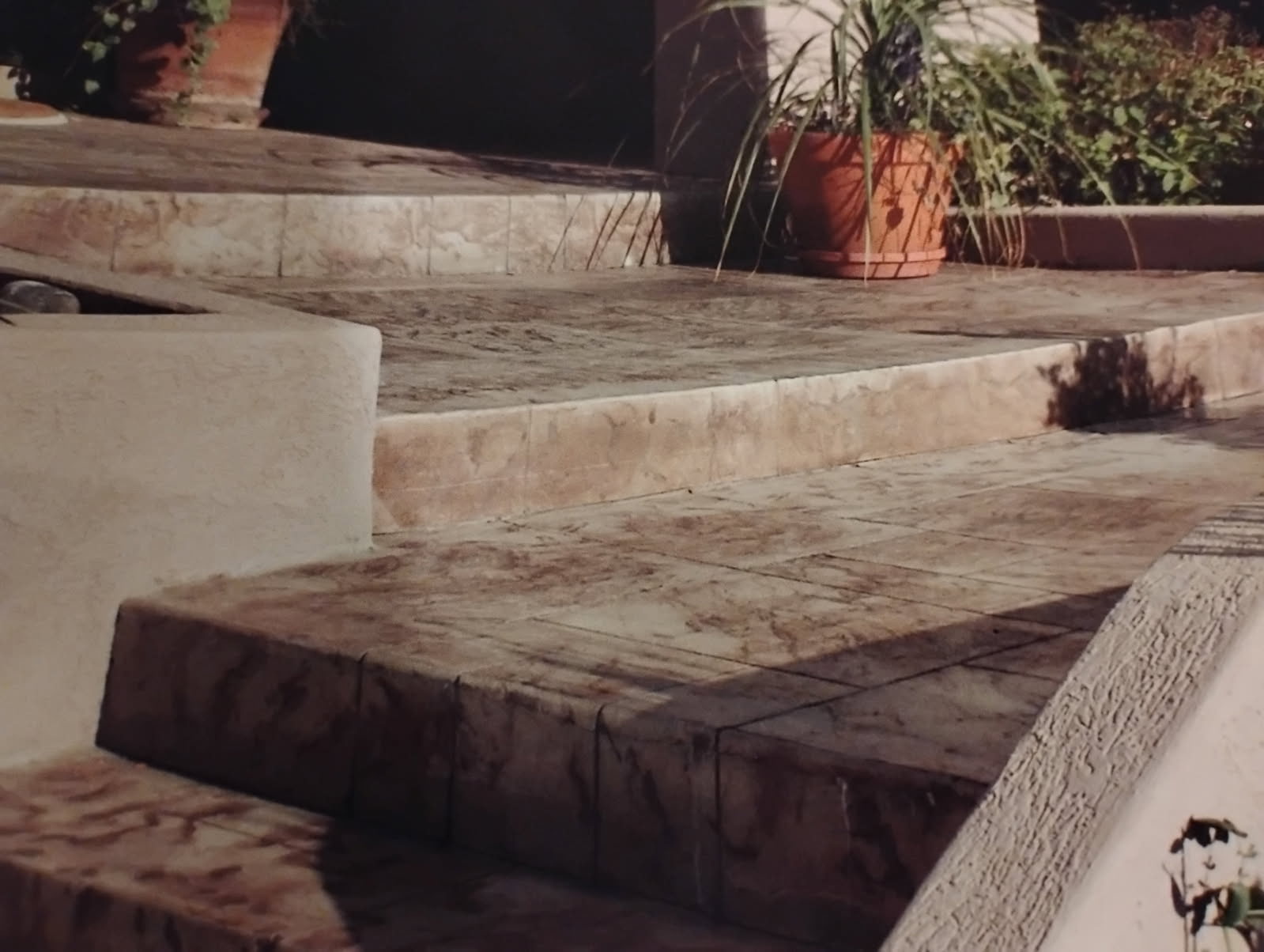 Stamped Concrete Entryway by Leal Contracting LLC Concrete